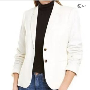 J. Crew Linen Schoolboy Blazer